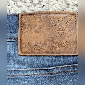 Guess (30 x 32) Lightweight Skinny Blue Denim Jeans